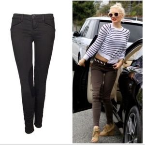 J brand Jodhpur black skinny leg riding pant jeans